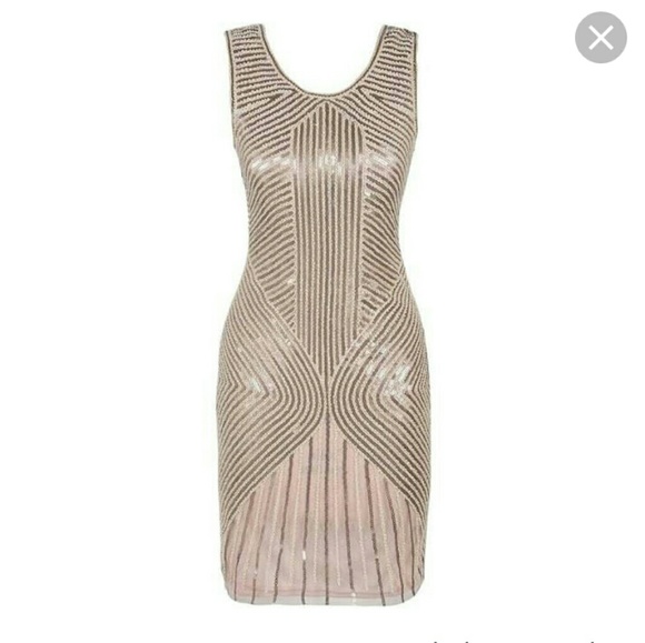 Kayamiya Beaded Sequin Dress - Picture 5 of 8